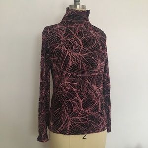 Vintage 90’s mesh top long sleeve turtle neck